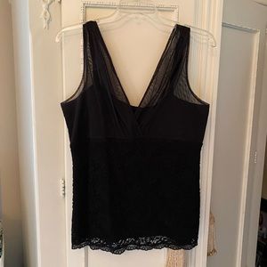 Ann Taylor Black Lace Tank